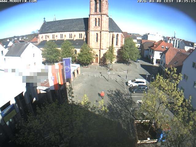 Archiv Foto Webcam Rodgau: Rathausplatz Jügesheim