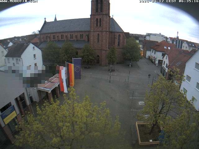 Archiv Foto Webcam Rodgau: Rathausplatz Jügesheim