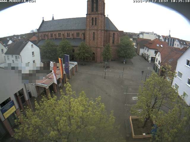 Archiv Foto Webcam Rodgau: Rathausplatz Jügesheim