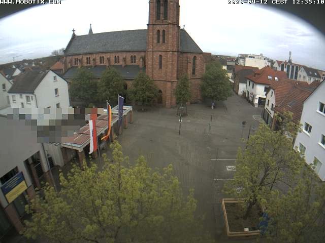 Archiv Foto Webcam Rodgau: Rathausplatz Jügesheim