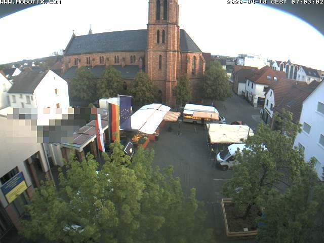 Archiv Foto Webcam Rodgau: Rathausplatz Jügesheim