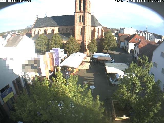 Archiv Foto Webcam Rodgau: Rathausplatz Jügesheim