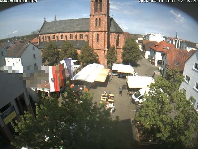 Archiv Foto Webcam Rodgau: Rathausplatz Jügesheim