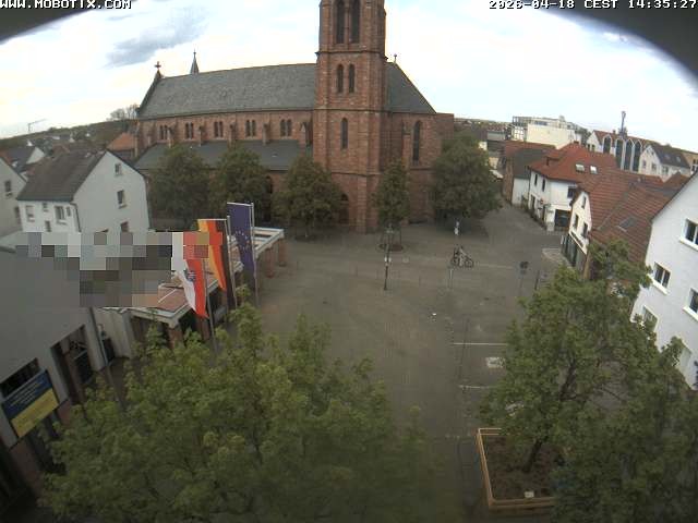 Archiv Foto Webcam Rodgau: Rathausplatz Jügesheim