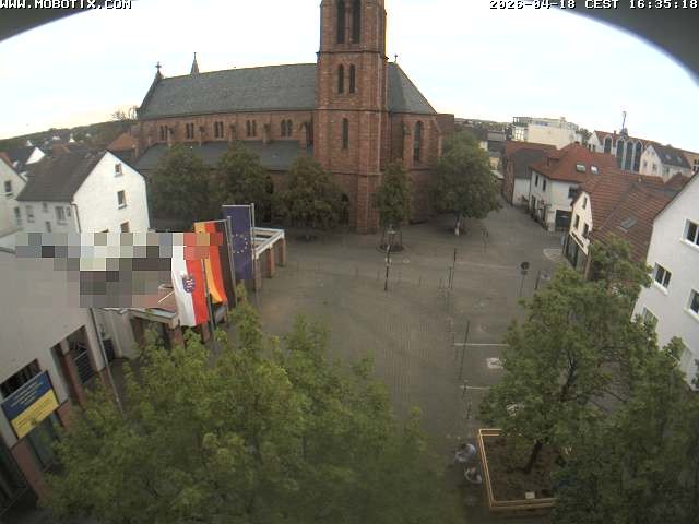 Archiv Foto Webcam Rodgau: Rathausplatz Jügesheim