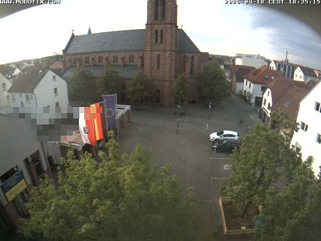 Archiv Foto Webcam Rodgau: Rathausplatz Jügesheim
