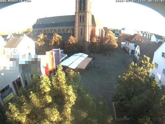 Archiv Foto Webcam Rodgau: Rathausplatz Jügesheim