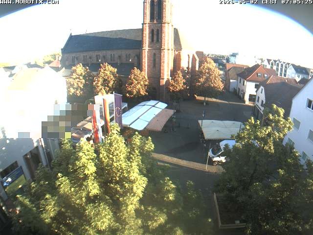 Archiv Foto Webcam Rodgau: Rathausplatz Jügesheim