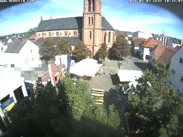 Archiv Foto Webcam Rodgau: Rathausplatz Jügesheim