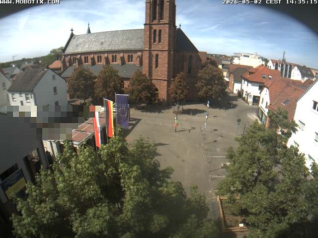 Archiv Foto Webcam Rodgau: Rathausplatz Jügesheim