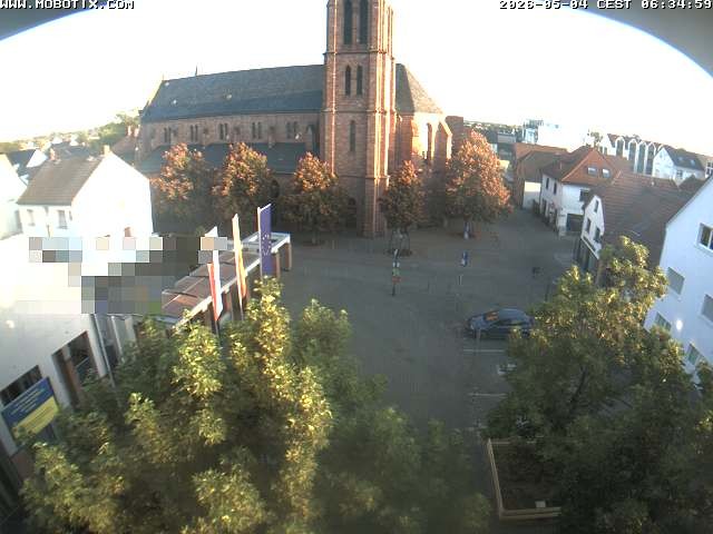 Archiv Foto Webcam Rodgau: Rathausplatz Jügesheim