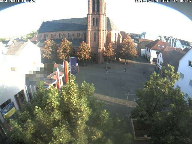 Archiv Foto Webcam Rodgau: Rathausplatz Jügesheim