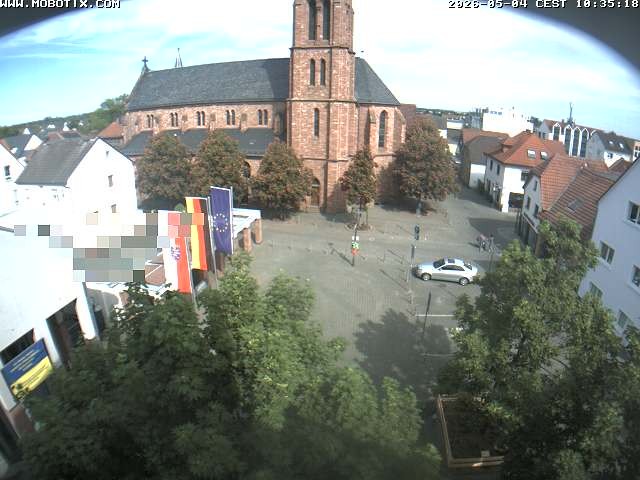 Archiv Foto Webcam Rodgau: Rathausplatz Jügesheim