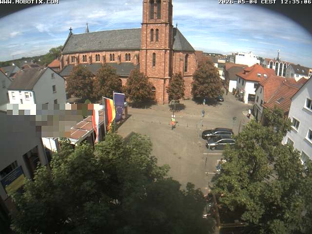 Archiv Foto Webcam Rodgau: Rathausplatz Jügesheim