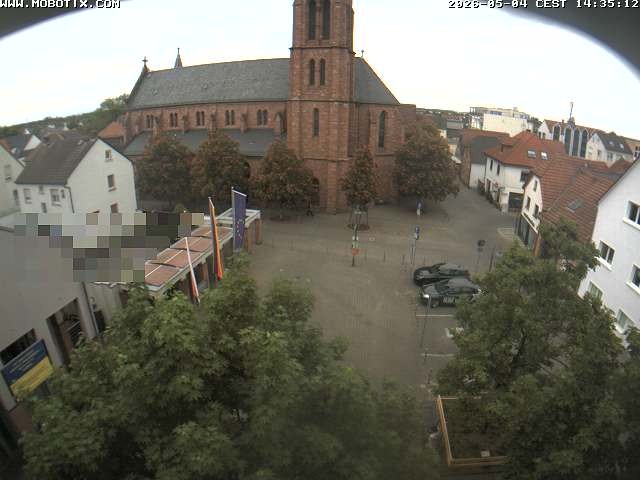 Archiv Foto Webcam Rodgau: Rathausplatz Jügesheim
