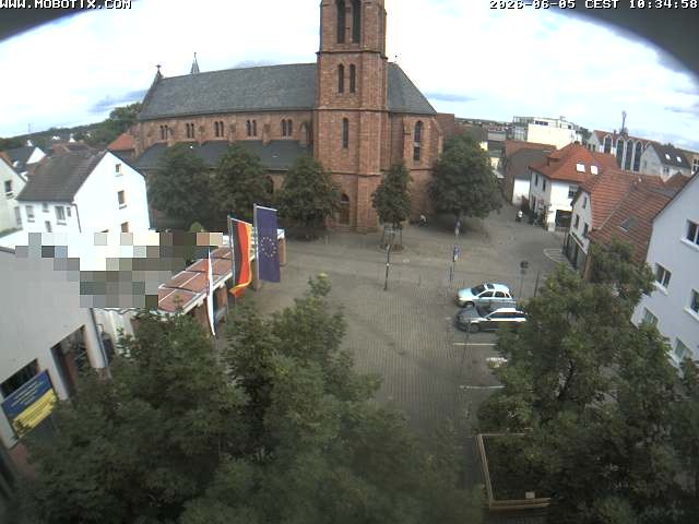 Archiv Foto Webcam Rodgau: Rathausplatz Jügesheim