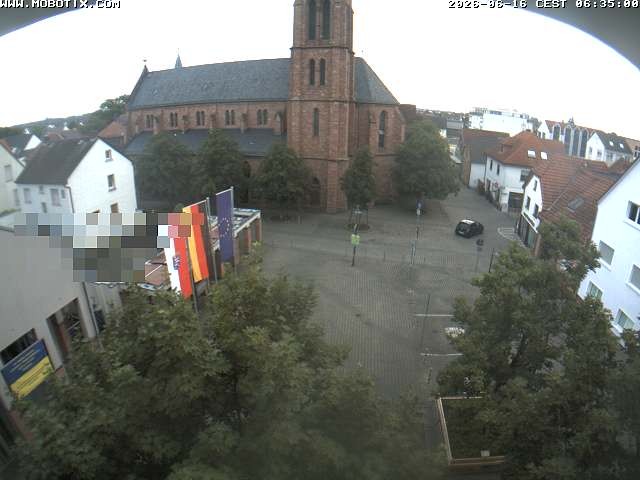 Archiv Foto Webcam Rodgau: Rathausplatz Jügesheim