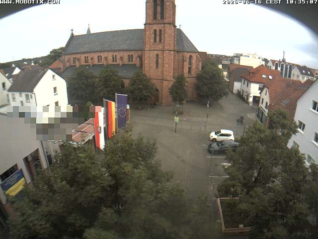 Archiv Foto Webcam Rodgau: Rathausplatz Jügesheim