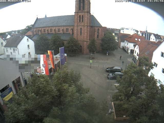 Archiv Foto Webcam Rodgau: Rathausplatz Jügesheim