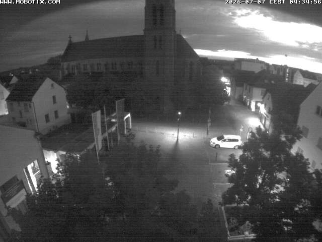 Archiv Foto Webcam Rodgau: Rathausplatz Jügesheim