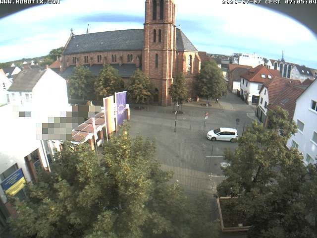 Archiv Foto Webcam Rodgau: Rathausplatz Jügesheim