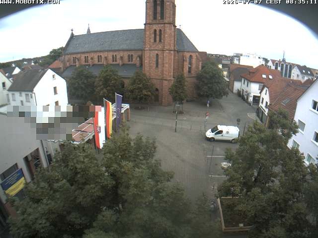 Archiv Foto Webcam Rodgau: Rathausplatz Jügesheim