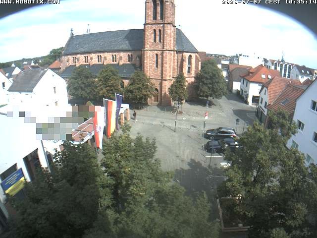 Archiv Foto Webcam Rodgau: Rathausplatz Jügesheim