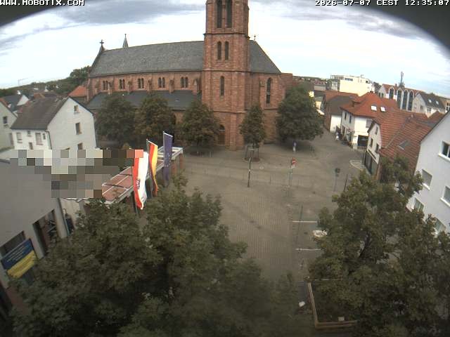 Archiv Foto Webcam Rodgau: Rathausplatz Jügesheim