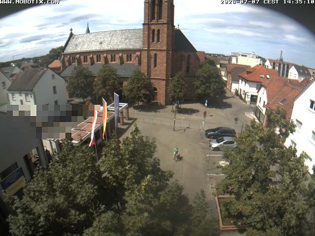 Archiv Foto Webcam Rodgau: Rathausplatz Jügesheim