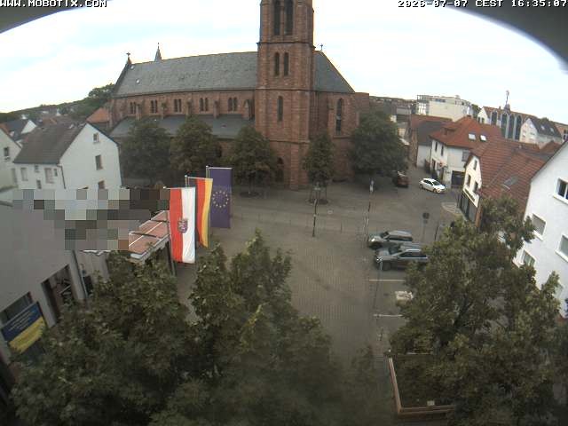 Archiv Foto Webcam Rodgau: Rathausplatz Jügesheim
