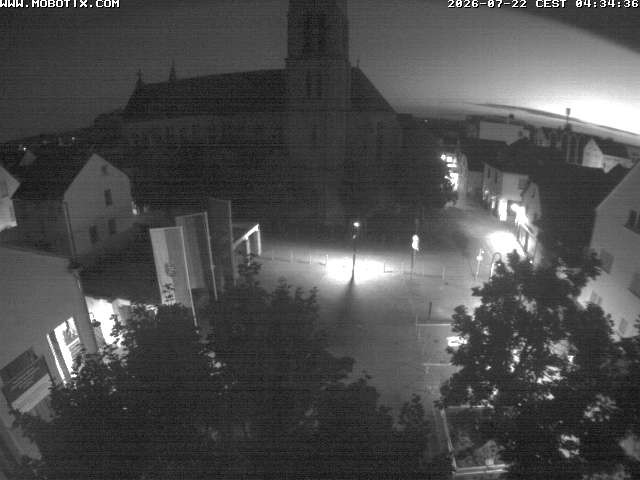 Archiv Foto Webcam Rodgau: Rathausplatz Jügesheim