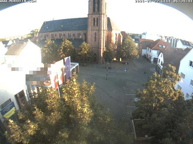 Archiv Foto Webcam Rodgau: Rathausplatz Jügesheim