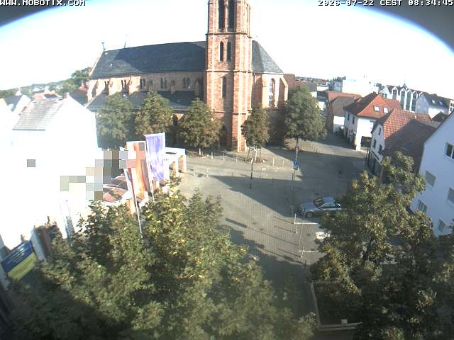 Archiv Foto Webcam Rodgau: Rathausplatz Jügesheim
