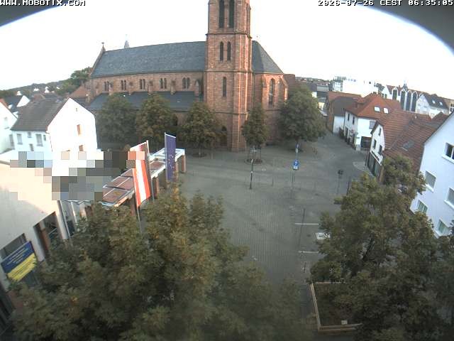 Archiv Foto Webcam Rodgau: Rathausplatz Jügesheim