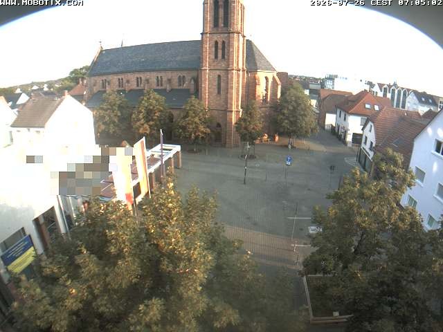 Archiv Foto Webcam Rodgau: Rathausplatz Jügesheim