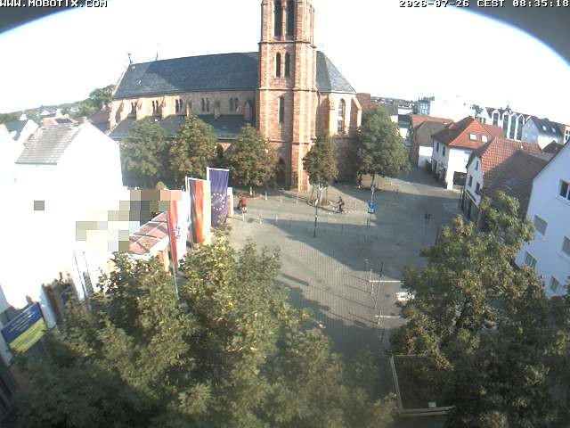 Archiv Foto Webcam Rodgau: Rathausplatz Jügesheim