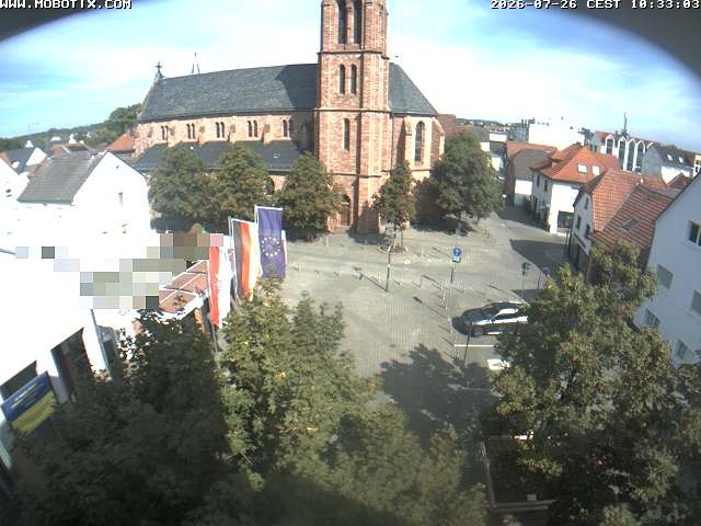 Archiv Foto Webcam Rodgau: Rathausplatz Jügesheim