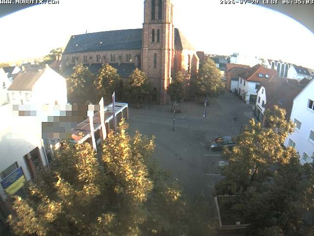 Archiv Foto Webcam Rodgau: Rathausplatz Jügesheim