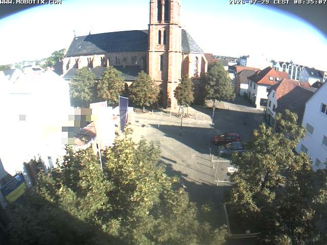 Archiv Foto Webcam Rodgau: Rathausplatz Jügesheim