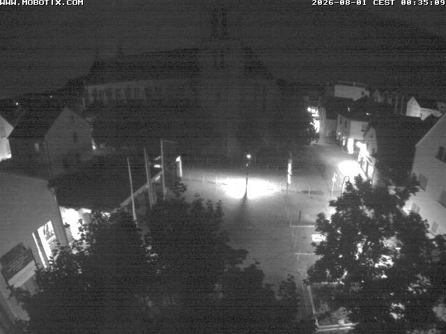 Archiv Foto Webcam Rodgau: Rathausplatz Jügesheim