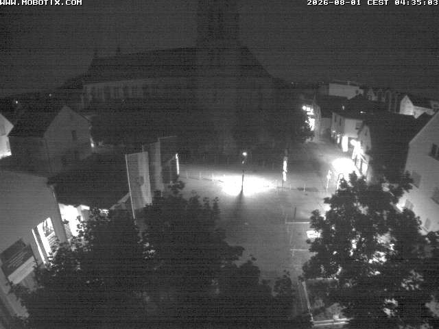 Archiv Foto Webcam Rodgau: Rathausplatz Jügesheim