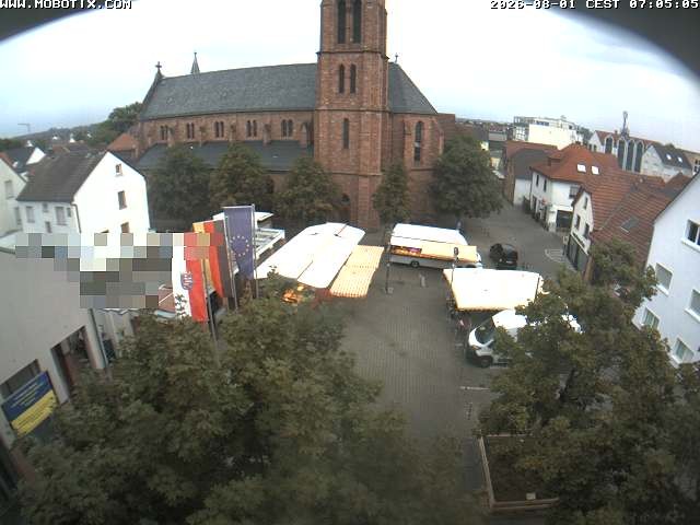Archiv Foto Webcam Rodgau: Rathausplatz Jügesheim
