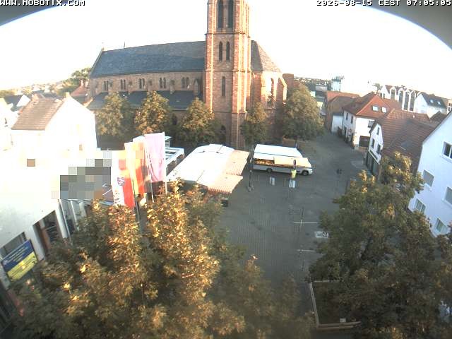 Archiv Foto Webcam Rodgau: Rathausplatz Jügesheim
