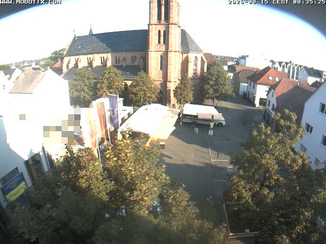 Archiv Foto Webcam Rodgau: Rathausplatz Jügesheim