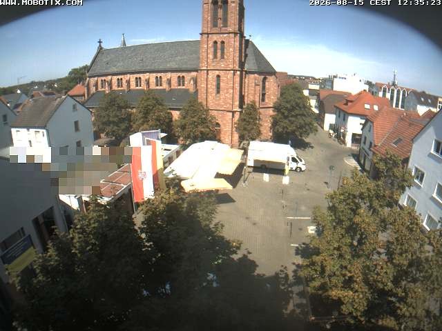 Archiv Foto Webcam Rodgau: Rathausplatz Jügesheim