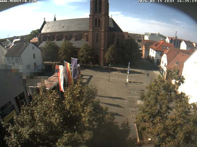 Archiv Foto Webcam Rodgau: Rathausplatz Jügesheim