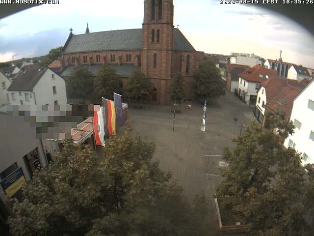 Archiv Foto Webcam Rodgau: Rathausplatz Jügesheim