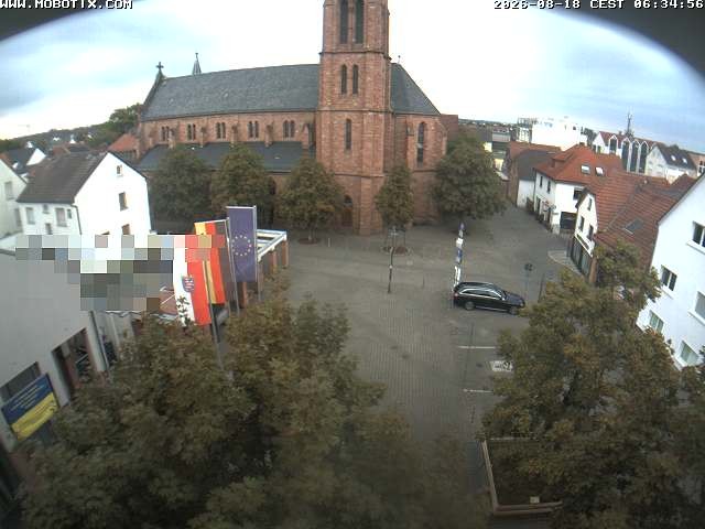 Archiv Foto Webcam Rodgau: Rathausplatz Jügesheim