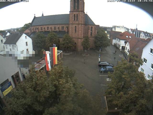 Archiv Foto Webcam Rodgau: Rathausplatz Jügesheim