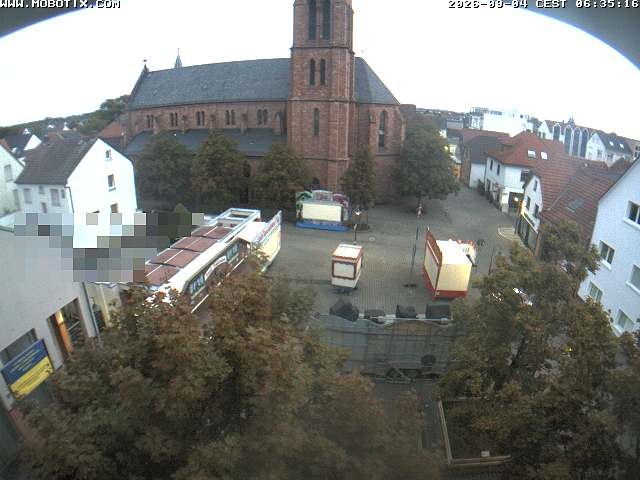 Archiv Foto Webcam Rodgau: Rathausplatz Jügesheim